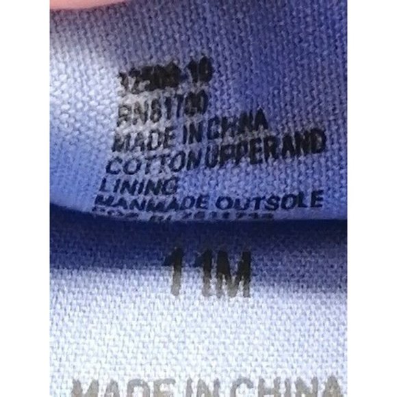 ComfortEase Womens Sandal Purple Cotton Slip On Shoe Stretch Straps Flat Heel 11 - Picture 11 of 12